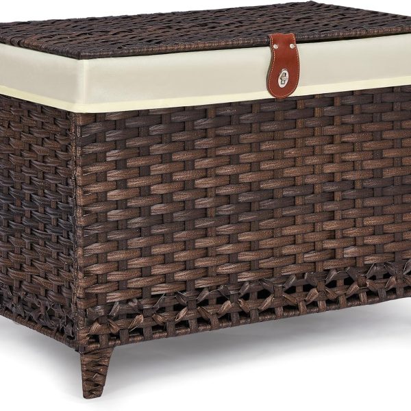 Heightened Storage Container with Removable Divider for Home Organization